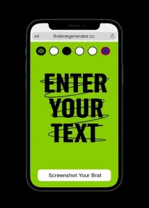 how to create a brat-screenshot your brat
